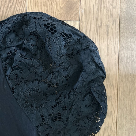 Tuckernuck POMANDER PLACE size L Black Lace Vesty Top - Picture 10 of 11